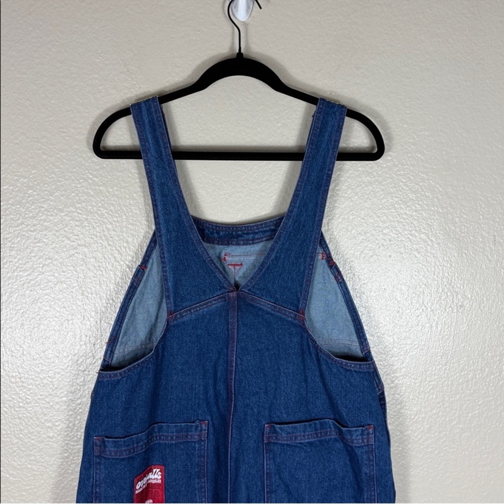 Big Bud Press Carpenter Overalls in Dark Wash - Picture 6 of 7